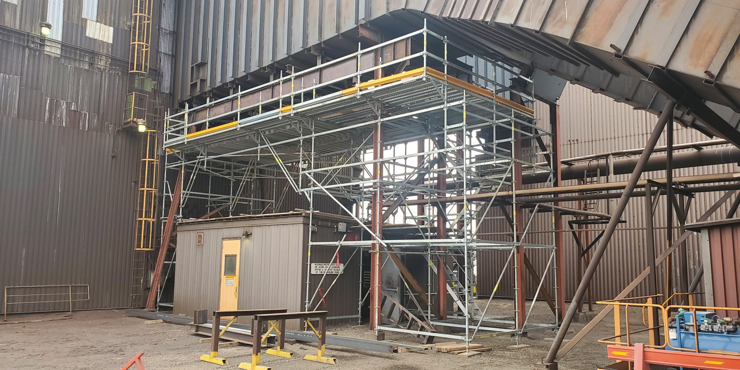 industrial access scaffolding