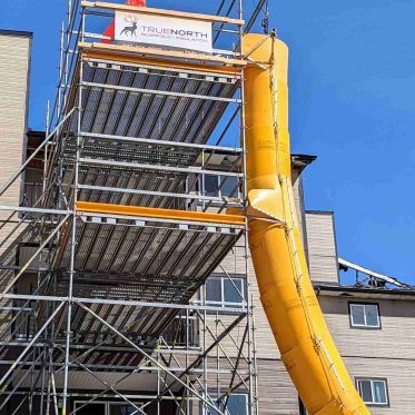 edmonton scaffold garbage chute