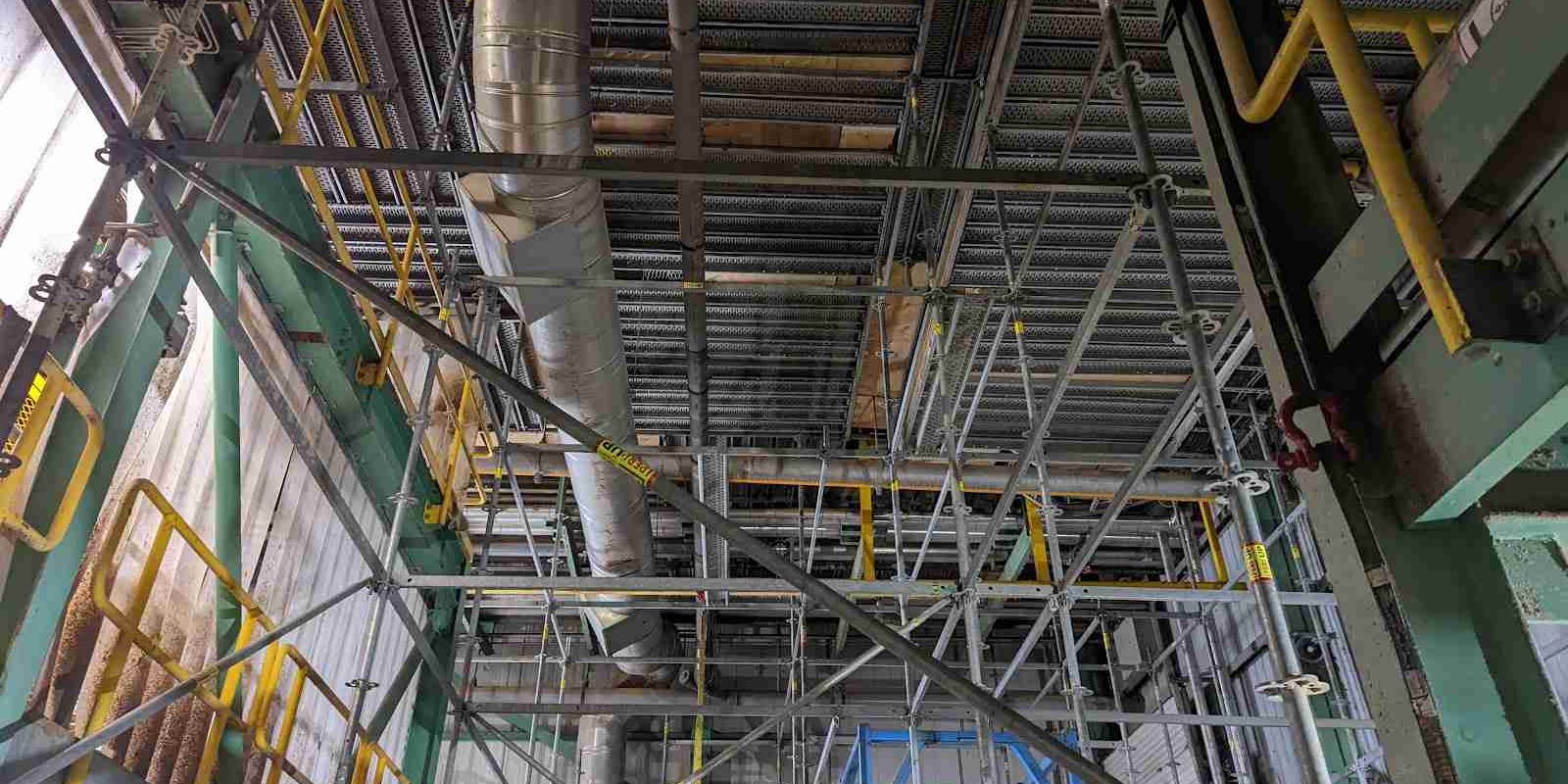 industrial plant access scaffolding alberta