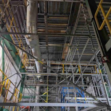 industrial plant access scaffolding alberta