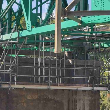 bridge scaffolding